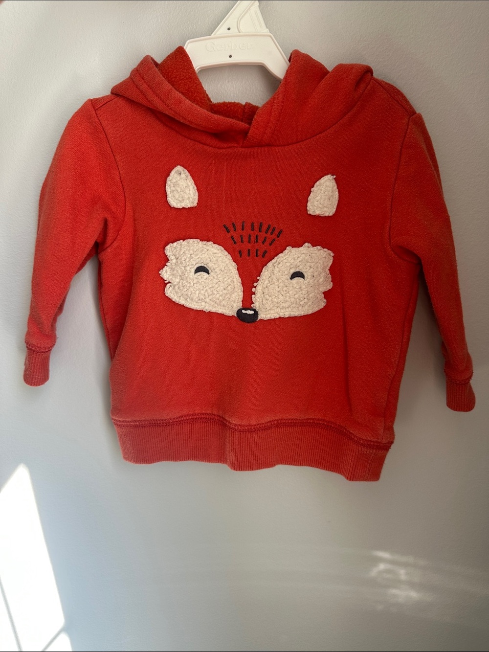 Kids Red Fox Hoodie Sweatshirt